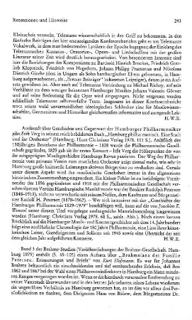 Verg, Erik :: Hamburg philharmonisch, eine Stadt und ihr Orchester : Hamburg, Christians, 1978