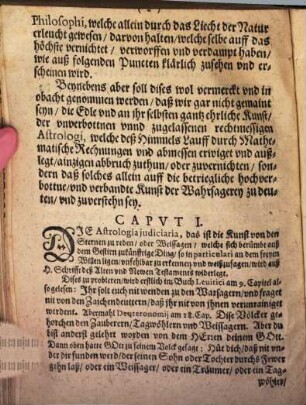 Ablainung vnd Widerlegung der Astrologiae judiciariae und abergläubischen Calendermacher, sonderlich derjenigen, welche solche Wunderding von dem 1654. und 1656. Jahr prognosticiert ... : entgegen im andern Theil vom Lob der rechten zugelassenen astronomischen und mathematischen Künsten.