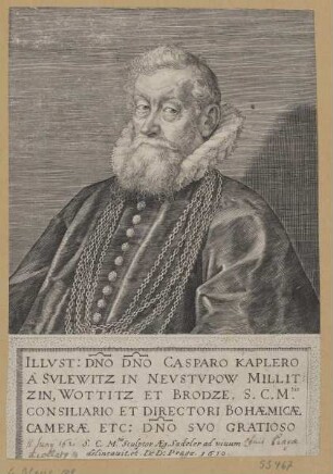 Bildnis des Casparo Kaplero A Svlewitz