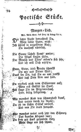 Morgenlied