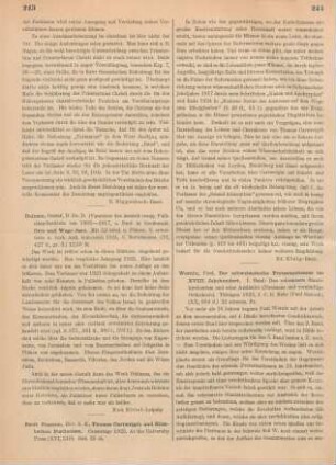 243-244 [Rezension] Pearson, A. F. Scott, Thomas Cartwright and Elizabethian puritanism (1535-1603)