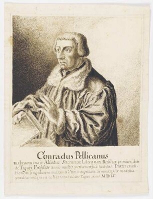 Bildnis des Conradus Pellicanus