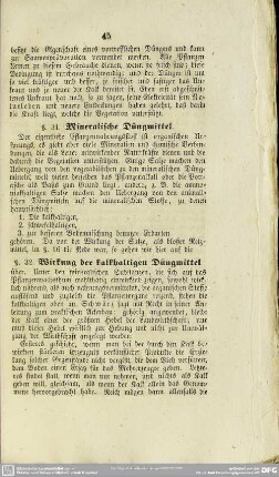 §. 31. Mineralische Düngmittel
