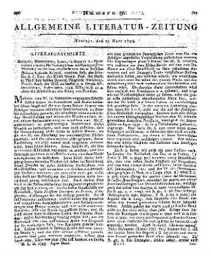 [Sammelrezension zweier Schulbücher von C. P. Funke:] Rezensiert werden 1. Funke, C. P.: Naturgeschichte und Technologie für Lehrer in Schulen und für Liebhaber dieser Wissenschaften. Bd. 1-3. Zur allgemeinen Schulencyclopädie gehörig. Braunschweig: Schulbuchhandlung, 1790-92 2. Funke, C. P.: Leitfaden zum Schulunterrichte nach Funke's technologischer Naturgeschichte. Leitfaden 1-3. Zur allg. Schulenzyclopädie gehörig. Braunschweig: Schulbuchhandlung 1793