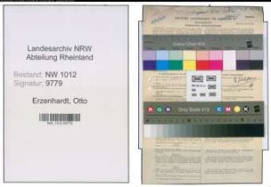 Entnazifizierung Otto Erzenhardt , geb. 17.07.1896 (Prister)