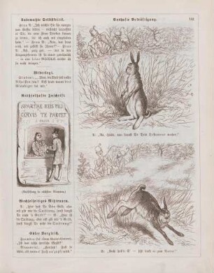 "Räthselhafte Inschrift" "Boshafte Bekräftigung"