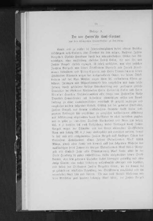 Anlage A. Der von Hatten'sche Kauf-Contract