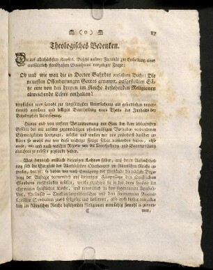 17-22, Theologisches Bedenken