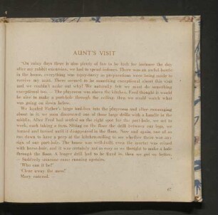 Aunt's Visit