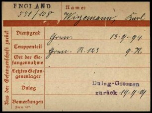 Wizemann, Karl - Wöger, Richard