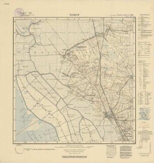 1319 (alte Nr.: 203) Bredstedt, Meßtischblatt (4cm - Karte)