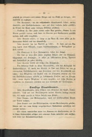 Sonstige Staatsbeamte.