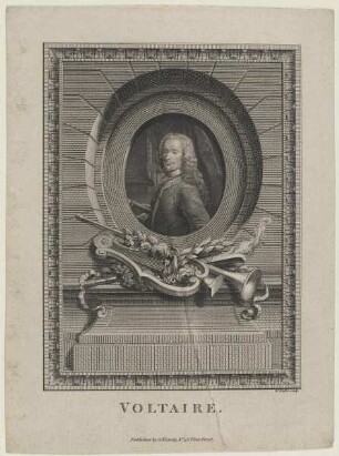 Bildnis des Marie François Arouet Voltaire