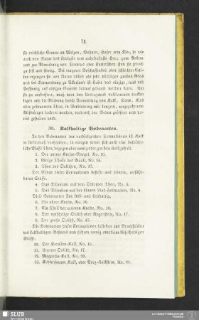 30. Kalkhaltige Bodenarten