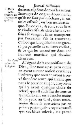 M?urs des Sauvages.