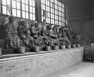 Kanton (Guangzhou), China. Tempel der 500 Genien