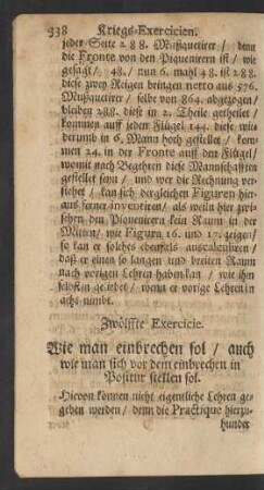 Zwölffte Exercicie.