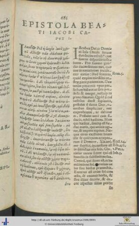 EPISTOLA BEATI IACOBI