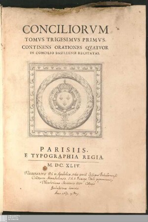 Tomvs Trigesimvs Primvs: Continens Orationes Qvatvor In Concilio Basileensi Recitatas