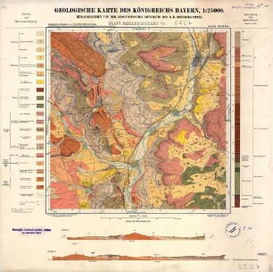 13 [5527] Mellrichstadt, Geologische Karte des Königreichs Bayern, 1:25000