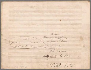 Douze Morceaux caractéristiques, Klavier, op. 9 - BSB Mus.Schott.Ha 7980-2