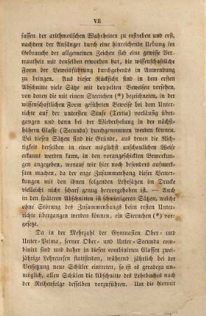 Anfangsgründe der reinen Mathematik : für den Schul- und Selbst-Unterricht, 1. Arithmetik und Algebra