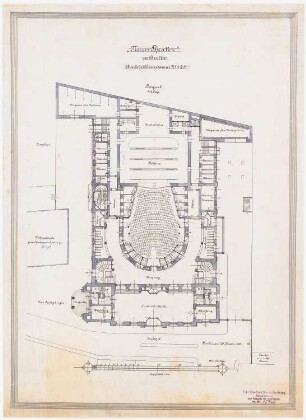 Neues Theater am Schiffbauerdamm, Berlin: Grundriss Parkett