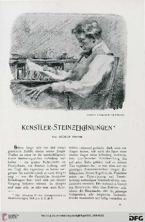 Künstler-Steinzeichnungen