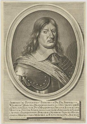 Bildnis des Fridericus Wilhelmus Marchio Brandenburgensis