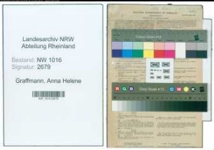 Entnazifizierung Anna Helene Graffmann , geb. 02.07.1906 (Lehrerin)
