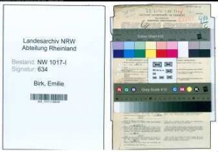 Entnazifizierung Emilie Birk , geb. 17.05.1891 (Lehrerin)