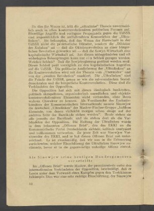 Als Sinojew seine heutigen Bundesgenossen verurteilte