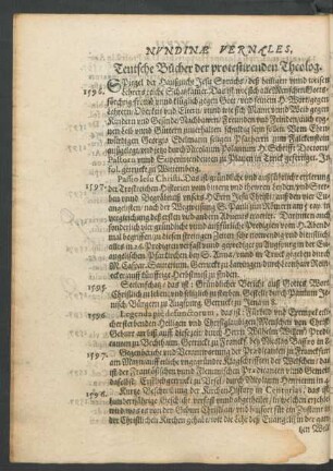 Teutsche Bücher der protestirenden Theolog.
