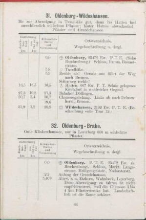 31. Oldenburg - Wildeshausen.