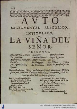 La Viña del Señor.