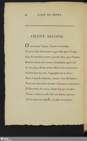 Chant Second