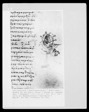Menäen für den Monat Januar — fol. 73 r: Textseite mit Randzeichnung