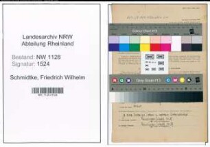 Entnazifizierung Friedrich Wilhelm Schmidtke , geb. 12.09.1915 (Zollbeamter)
