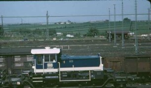 Kornwestheim Südwest Stw 8 Gleis 216 Kleinlok 332 246 Kleinloktransportwagen