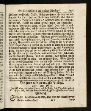 305-322, Die zwey und zwanzigste Predigt