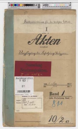 Verpflegung der Besatzungstruppen