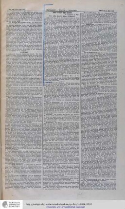 Aus: Darmstädter Täglicher Anzeiger No. 102 [Jahrgang 51] vom 01. Mai 1912