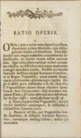 Ratio Operis.