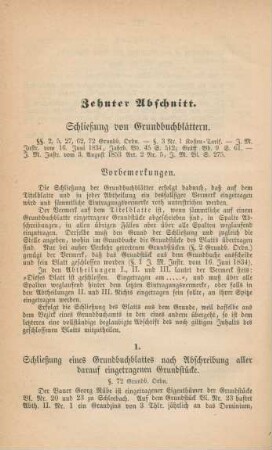 Zehnter Abschnitt