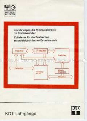Informationsblatt der Kammer der Technik über ihre Weiterbildungslehrgänge zur Mikroelektronik