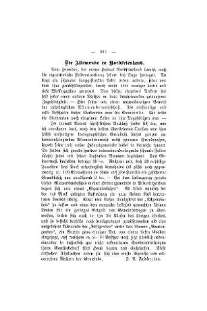 Die Allemende in Nordfriesland