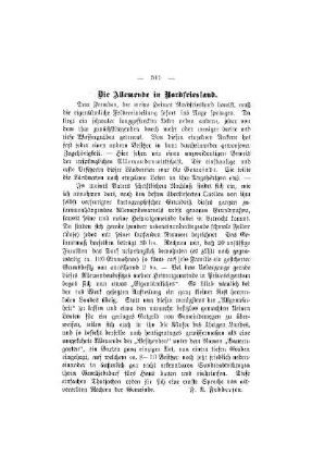 Die Allemende in Nordfriesland