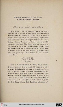 36: Scoperte archeologiche in Italia e nelle provincie romane, [14]