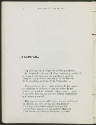 La montaña