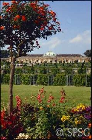 Potsdam, Park Sanssouci, Parterre Große Fontäne.